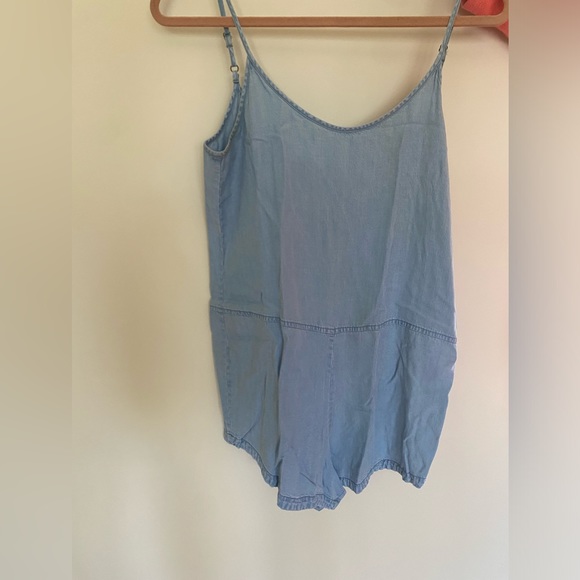 Denim Romper - Picture 1 of 4